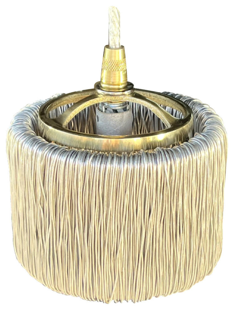 Tesla Wire Coil Shade Mini Pendant 1