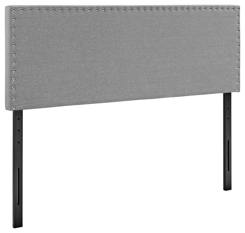 Phoebe Queen Upholstered Fabric Headboard