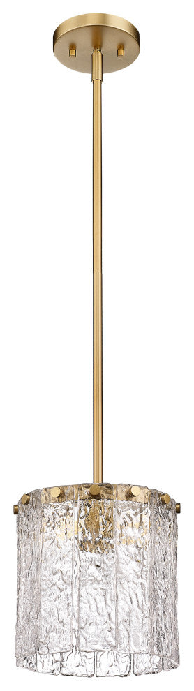 Z-Lite 1943P8-MGLD 1 Light Pendant, Modern Gold