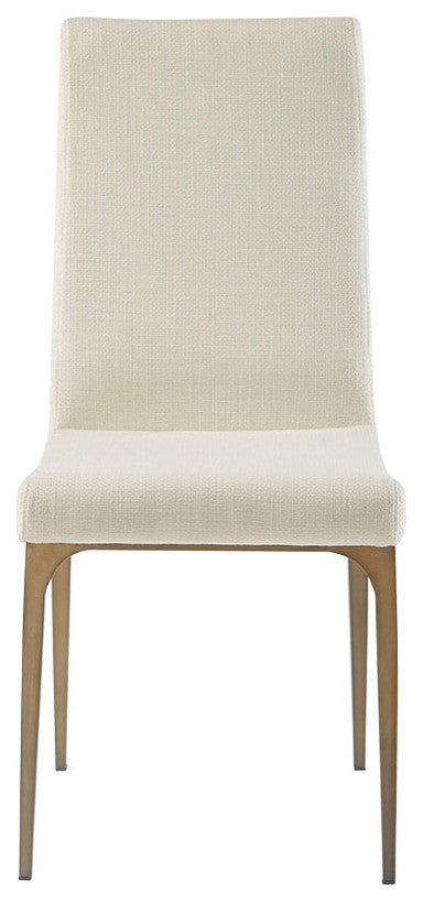 Madison Park Dining Chairs Set of 2 With Bronze Metal Legs