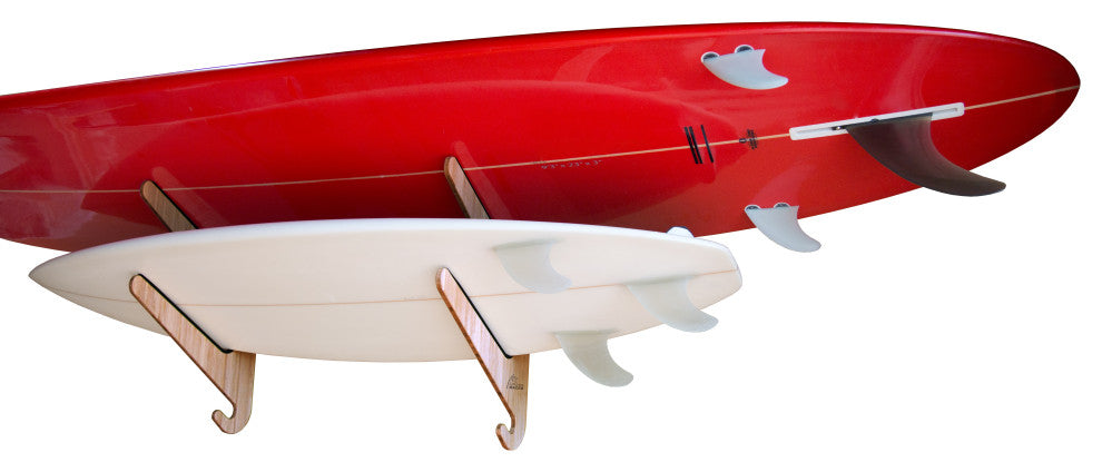 Bamboo Surfboard Rack - Kaua'i Series, Bamboo, Duo