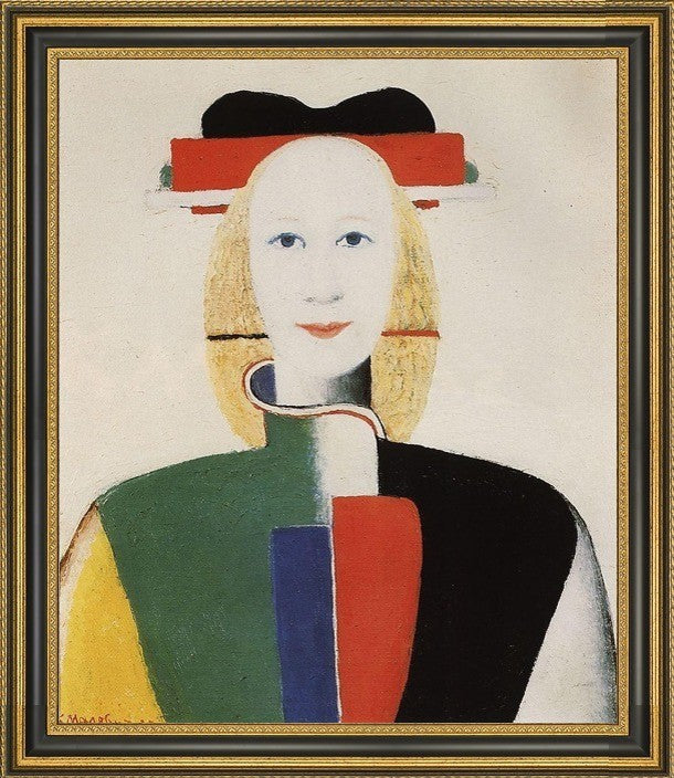 Kazimir Malevich Girl Comb Her Hair