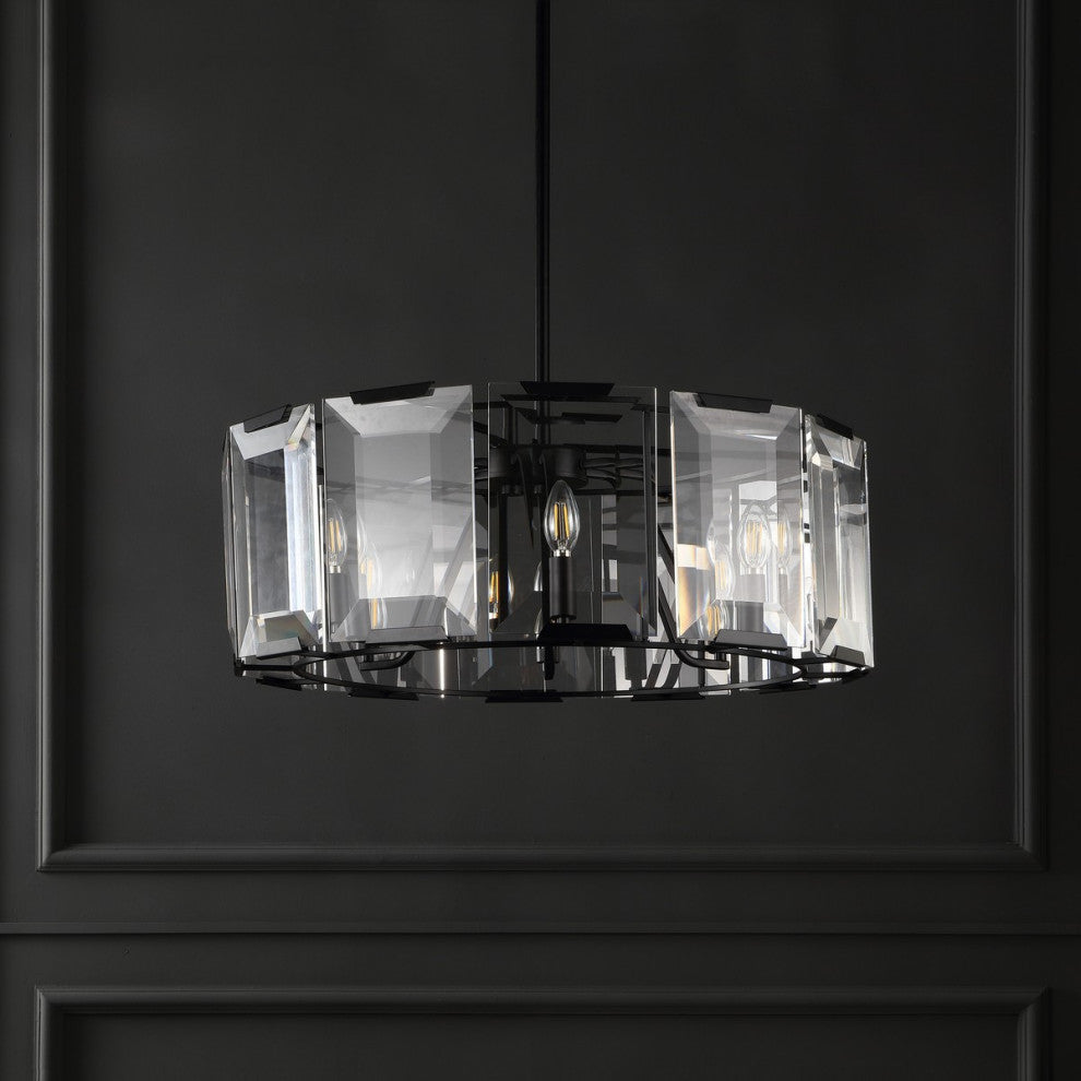 Safavieh Couture Esperanza Crystal Chandelier Black