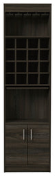 Illinois Bar Cabinet, Carbon Espresso