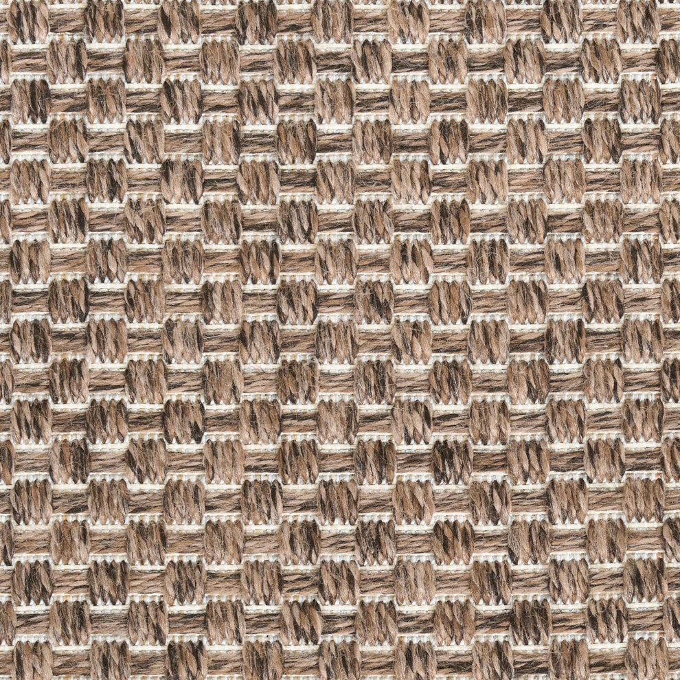Nourison Tulum 4' x 6' Brown Outdoor Rug