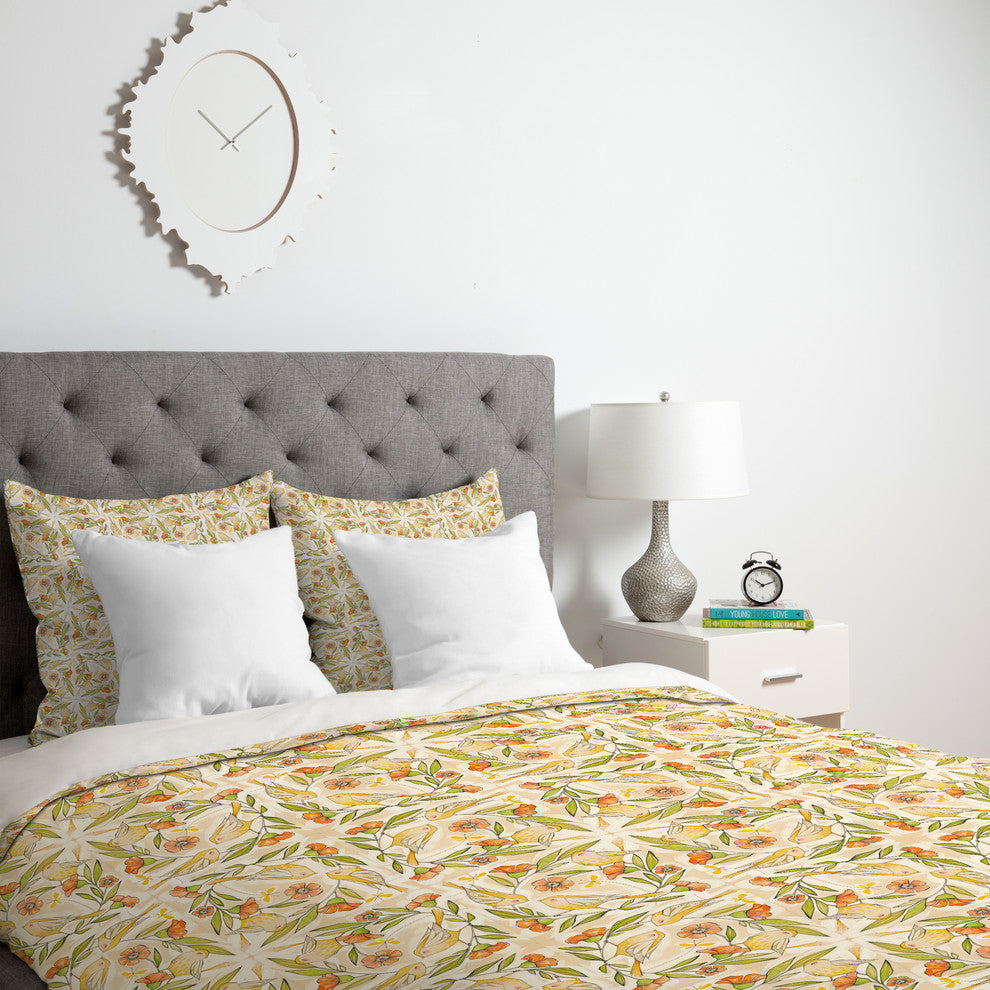 Deny Designs Cori Dantini Happy Family Pattern Duvet Cover - Lightweight