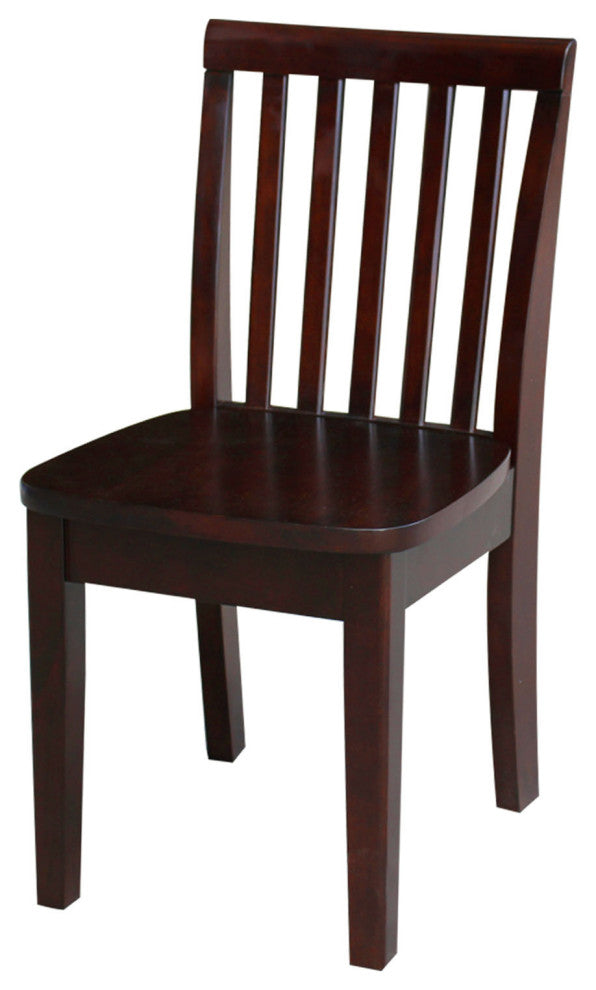 Set of Two Mission Juvenile Chairs, Rich Mocha