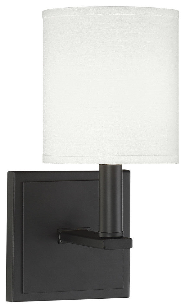 Waverly 1-Light Sconce, Matte Black