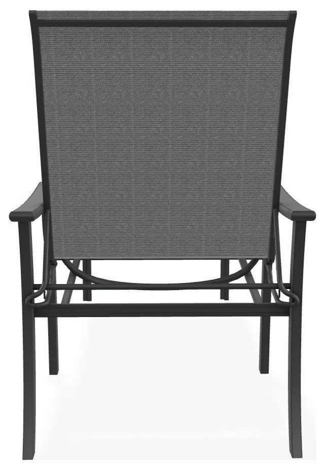 St. Catherine Sling 4-Position Outdoor Chaise Lounge, Titanium/Graphite