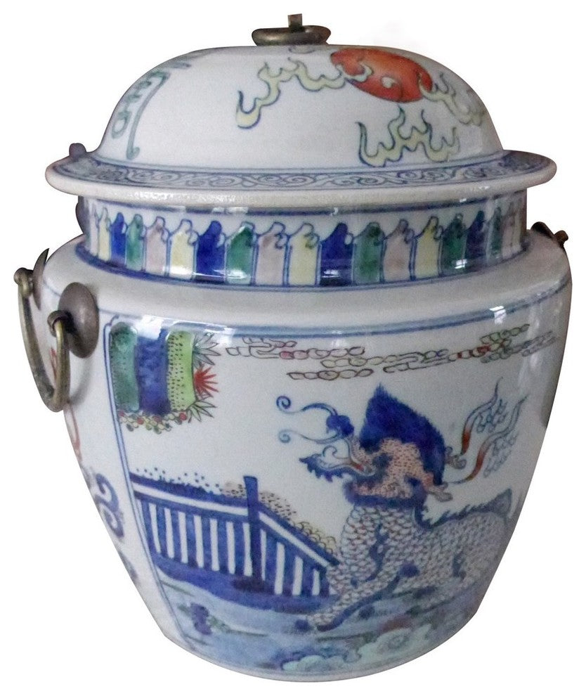 Asian Covered Tea Box