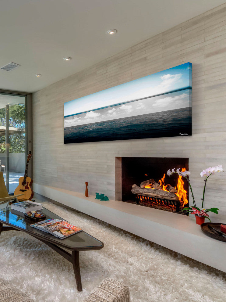 "Fading Clouds" Print on Canvas, 60"x20"