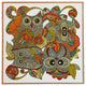 Deny Designs Valentina Ramos 4 Owls Framed Wall Art