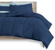 Bare Home 5-Piece Twin Bed-in-a-Bag, Dark Blue, Light Blue