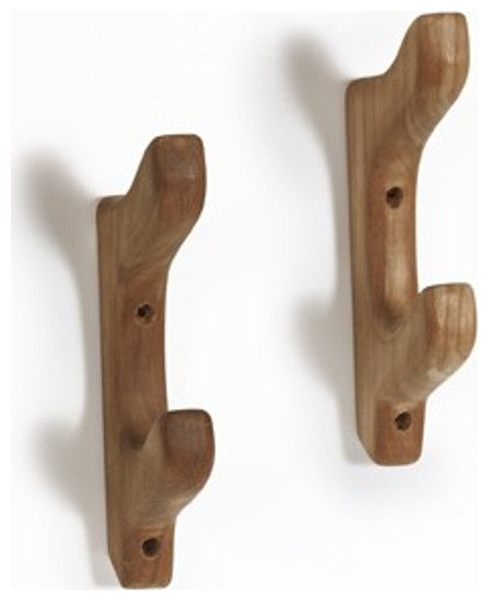Teak Towel Hooks 2 pcs