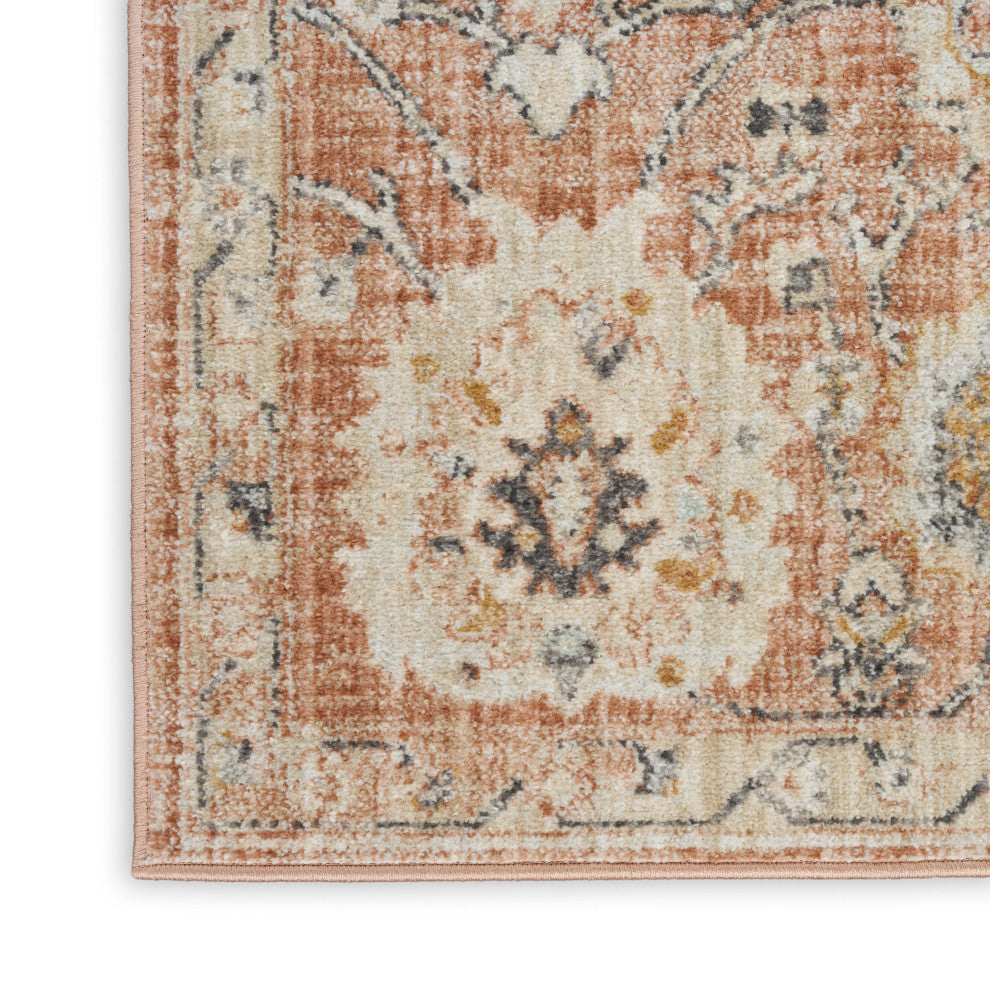 Nourison Oushak Home 9' x 12' Rust Vintage Indoor Rug