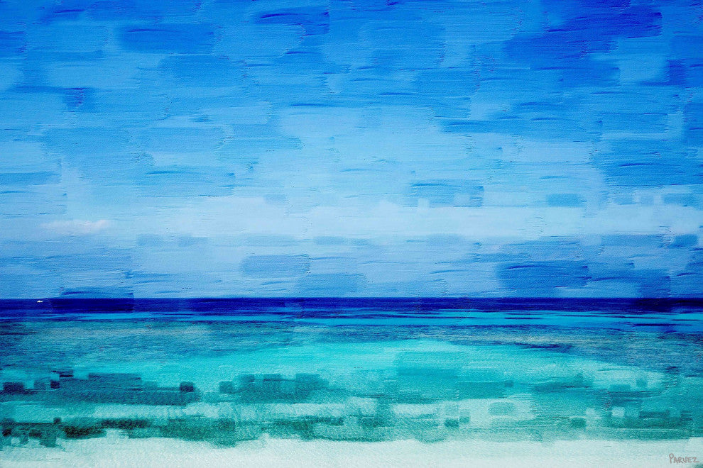 "Cromer" Print on Canvas, 18"x12"