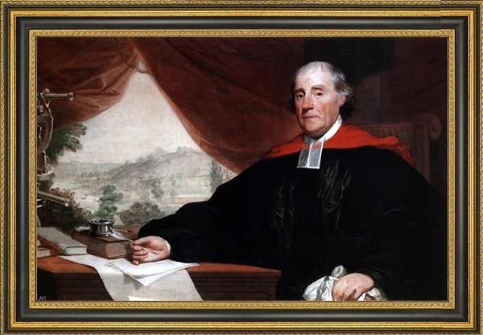 Gilbert Stuart William Smith Framed Premium Canvas Print, 18"x27"