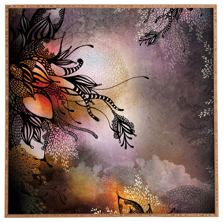 Deny Designs Iveta Abolina Purple Rain Framed Wall Art
