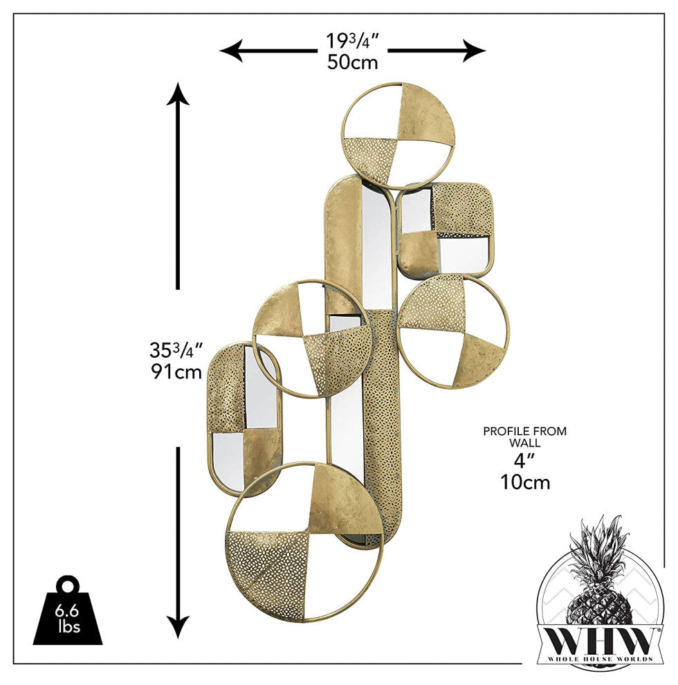 Geometric Connected Discs Wall  Art Sculpture