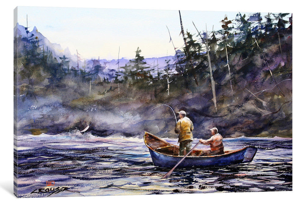 "In the Boat" by Dean Crouser, 18x12x1.5