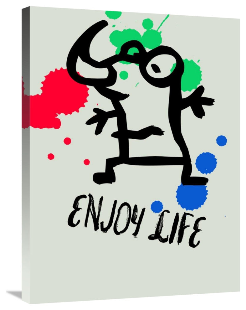 "Enjoy Life Poster 1" Fine Art Print