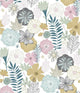 Perennial Blooms Peel and Stick Wallpaper