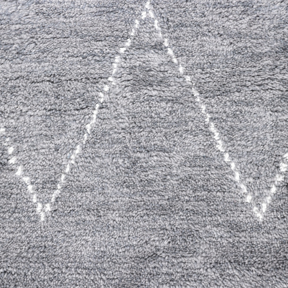 Shaggy Moroccan, Handmade Area Rug 3' 0" x 5' 0", 5 X 8