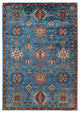 Serapi One-of-a-Kind Hand-Knotted Area Rug Light Blue, 6'0" x 8'11"