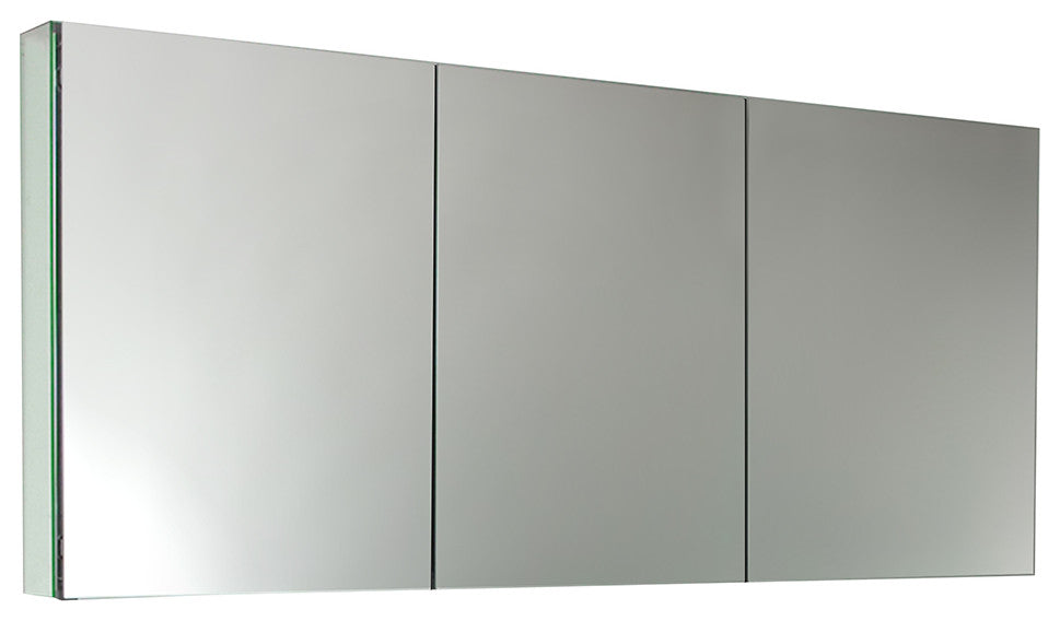 Fresca 60" Wide Bathroom Medicine Cabinet With Mirrors
