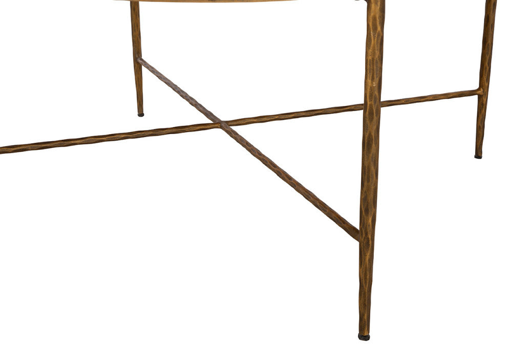 Evelyn Iron Coffee Table, Gold