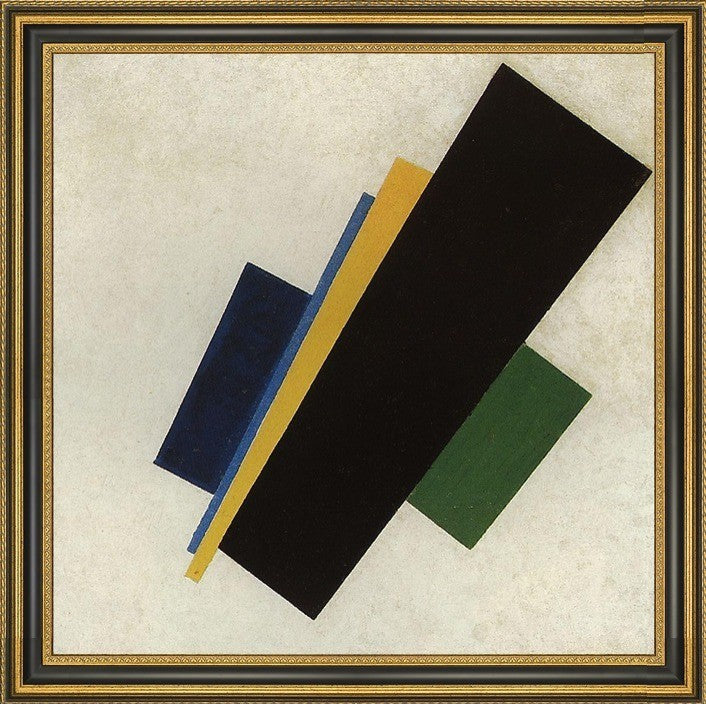 Kazimir Malevich Suprematism - 16" x 16" Framed Premium Canvas Print