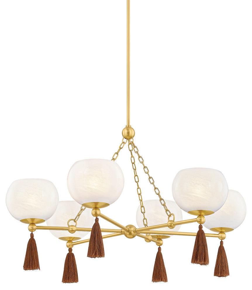 Mandy Cheng x Mitzi Niya Chandelier Aged Brass