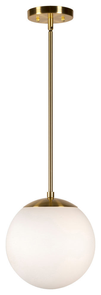 1-Light 10" Mini Pendant, Soft Gold