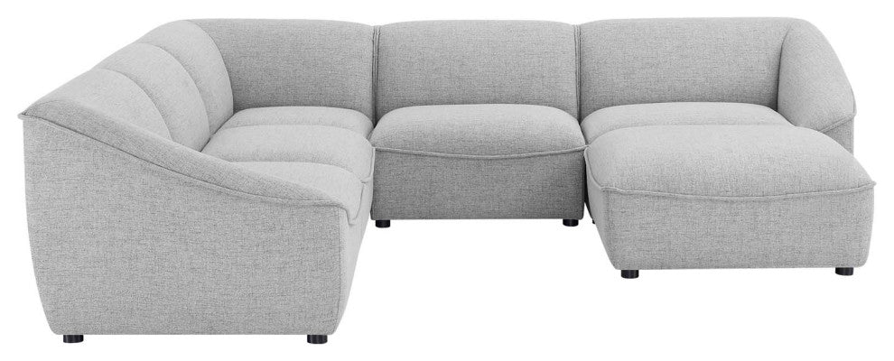 Comprise 6-Piece Sectional Sofa Light Gray