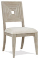 Riverside Furniture Cascade Upholstered Wood Back Side Chair, Set of 2