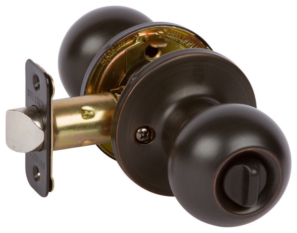 Belton Privacy Knob Set, Tuscany Bronze