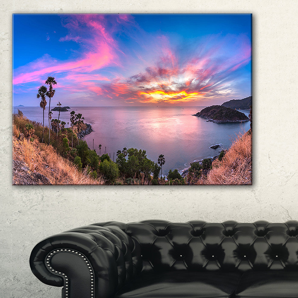 "Promthep Cape Best Phuket View Point" Seashore Wall Art, 40"x30"