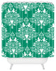 Deny Designs Jacqueline Maldonado Christmas Paper Cutting Green Shower Curtain