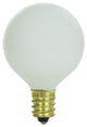 Sunlite 10 Watt G11 Globe, Candelabra Base, White