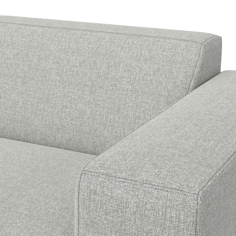 Rex Right-Arm Sofa Module in Tightly Woven Performance Fabric