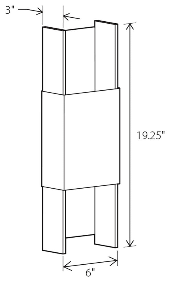 Ansa Outdoor LED Sconce, Antique Bronze, Soft White