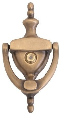 Traditional Door Knocker 6", Antique Brass
