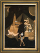 Paul Klee Witch Scene - 18" x 27" Framed Premium Canvas Print