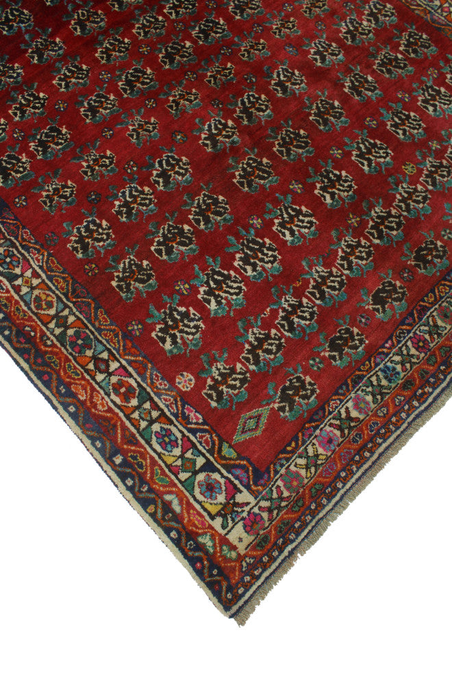 Fine Vintage Distressed Harsalla Red Rug