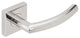 Oslo Lever, Tubular Passage, Backset, Polished Stainless Steel, 2-3/8" Backset