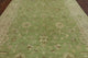 8'x10' Traditional Green Chobi Oriental Area Rug, W2286