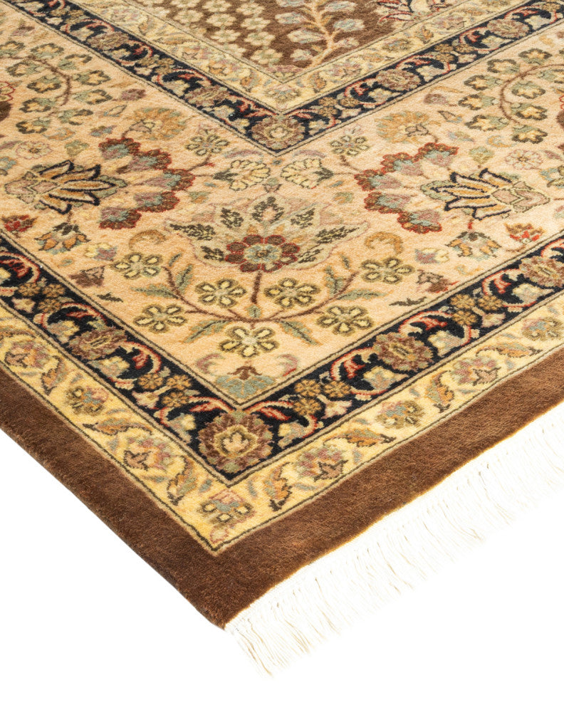 Mogul, One-of-a-Kind Hand-Knotted Area Rug Brown, 9' 1" x 11' 10"