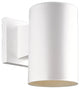 Progress Lighting Cylinder 1-Light, Wall Bracket, White