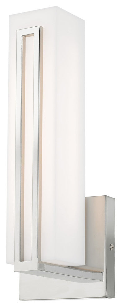 Livex Lighting Polished Chrome LED Light ADA Wall Sconce