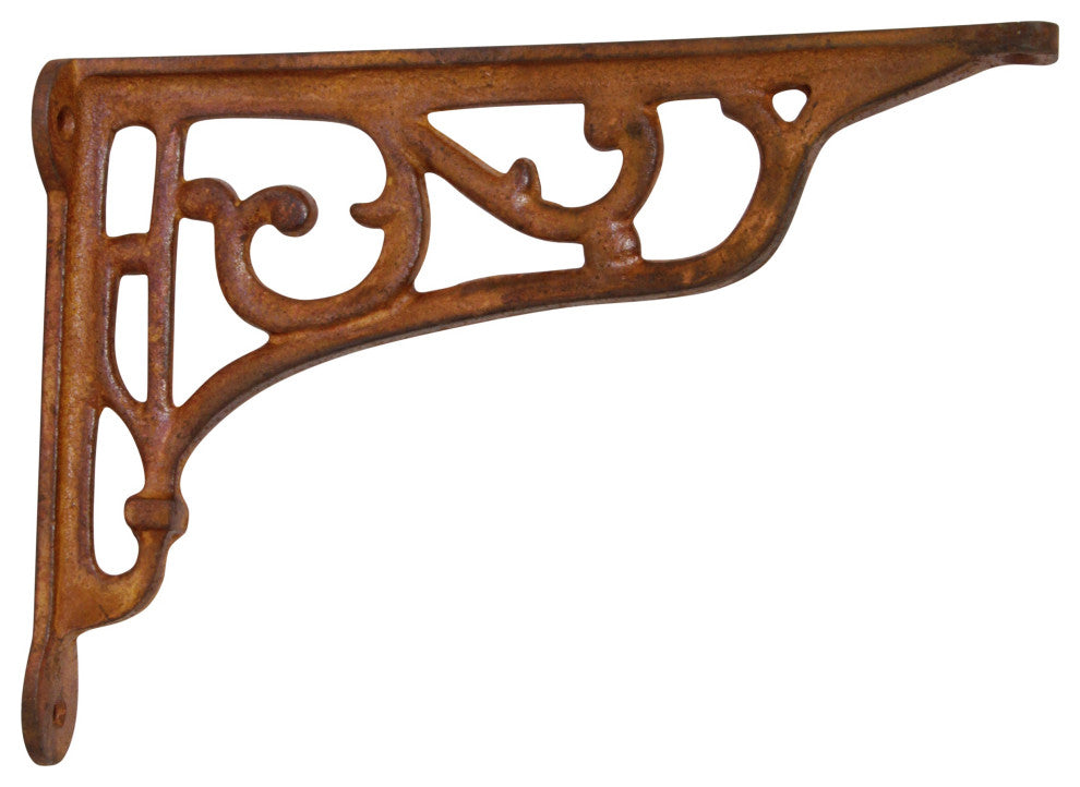 Iron Rustic Shelf Bracket BK-IR8203, Rust